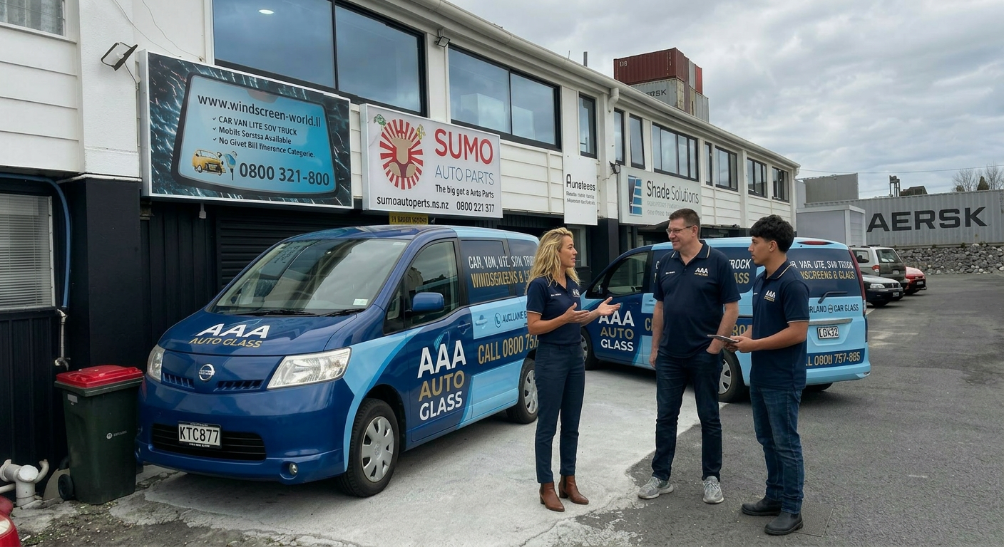 AAA Auto Glass office and workshop exterior